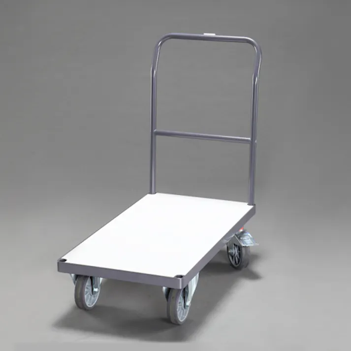運搬車(ESD/後自在ブレーキ付) 850x500mm/500kg EA520BE-56 4550061426135【別送品】