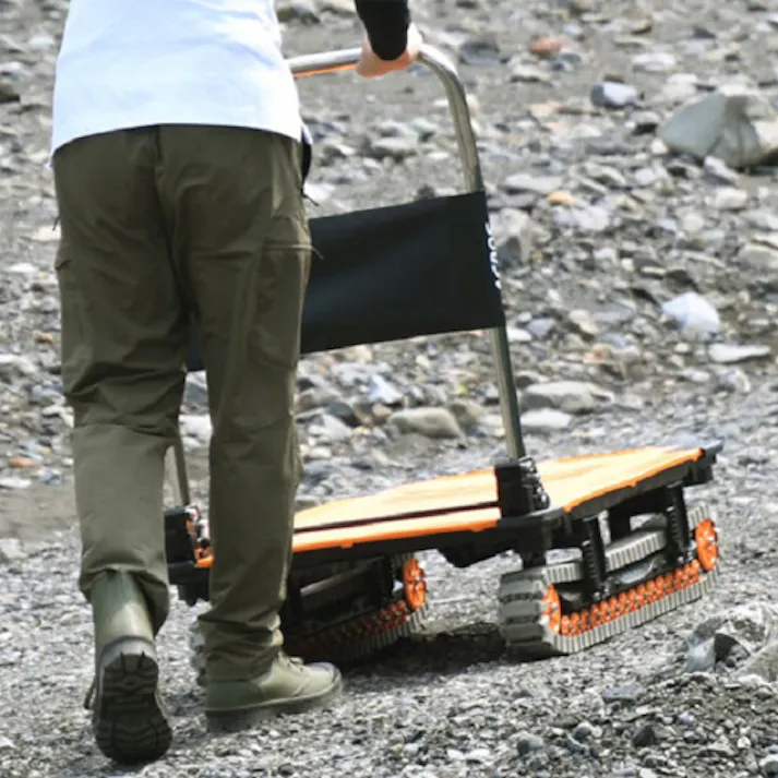 矢崎化工 運搬車(クローラー式) 795x455mm/150kg EA520BN-51A 4518340025936【別送品】