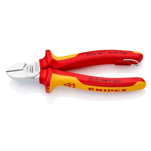 KNIPEX(クニペックス) 電工ニッパー(絶縁/グリップ/落下防止) 160mm EA536KG-8 4518340149359【別送品】