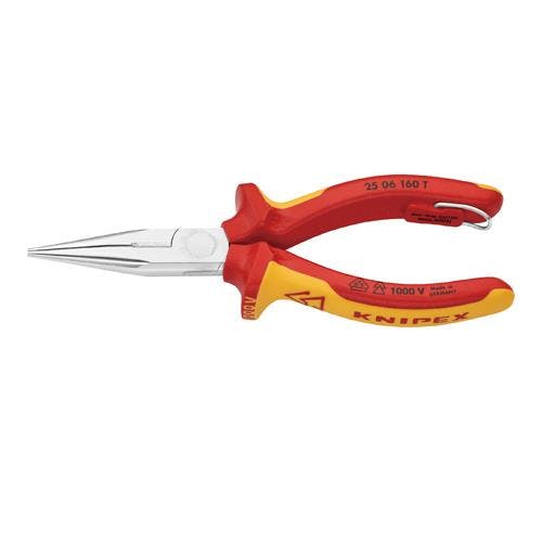 クニペックス ラジオペンチ 強力グリップ *KNIPEX 2505-140mm クロム