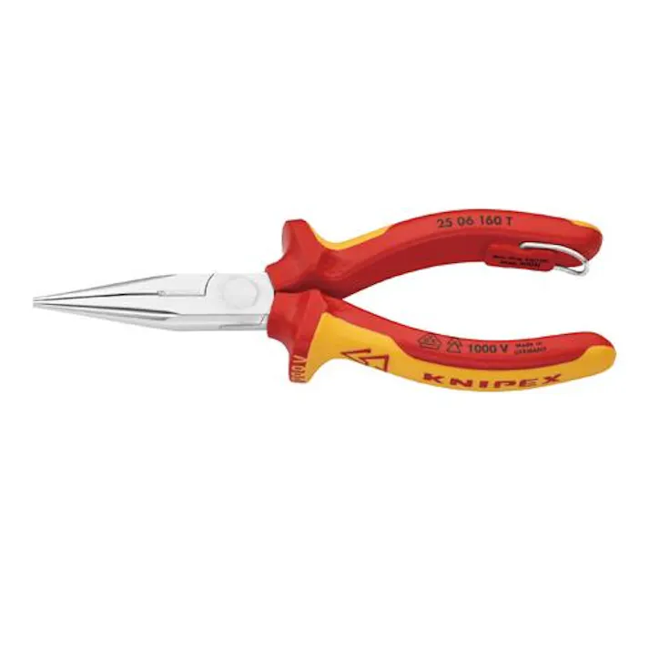 KNIPEX(クニペックス) 絶縁ラジオペンチ(グリップ/落下防止) 160mm EA537KD-161 4518340147171【別送品】