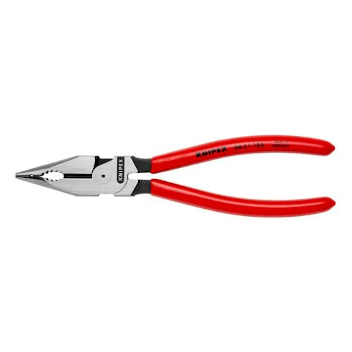 KNIPEX(クニペックス) 185mm ニードルノーズペンチ(カッター付) EA537LB-21(CDC)【別送品】