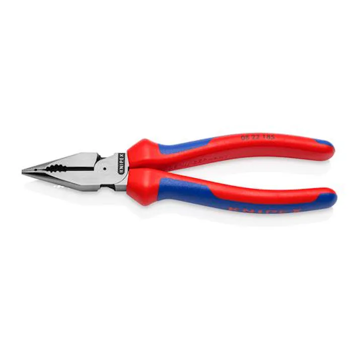 KNIPEX(クニペックス) ニードルノーズペンチ(グリップ/カッター付) 185mm EA537LB-22 4518340192454【別送品】