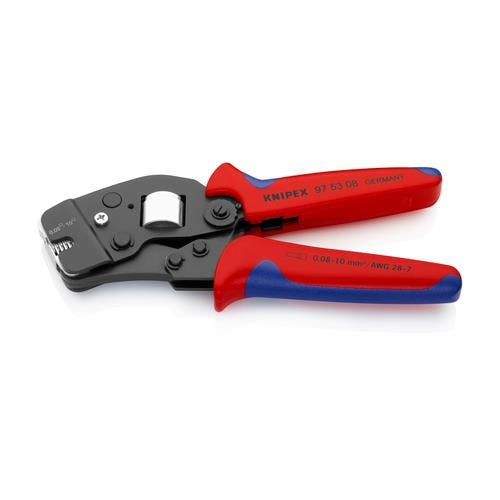 KNIPEX(クニペックス) 圧着ペンチ(フェルール端子用) 0.08-10平方ミリメートル EA538KD-12 4518340189928【別送品】