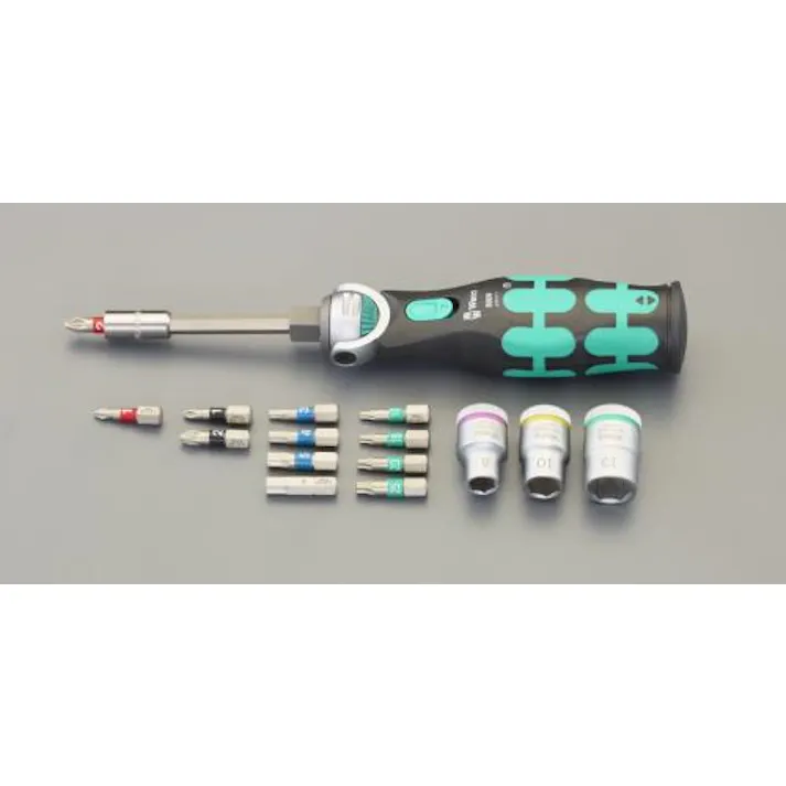 Wera コンビネーションドライバービットセット 3/8”DR(1/4”Hex) EA550BP-62 4518340037069【別送品】
