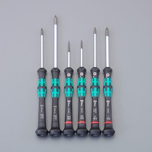 Wera ドライバー(精密用) [+pozidriv] 6本組 EA550MD-120 4550061295045【別送品】