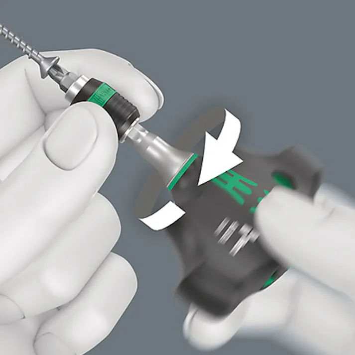 Wera ドライバーハンドル(T型/ラチェット) 1/4”Hex/89mm EA560WB-17 4518340041806【別送品】