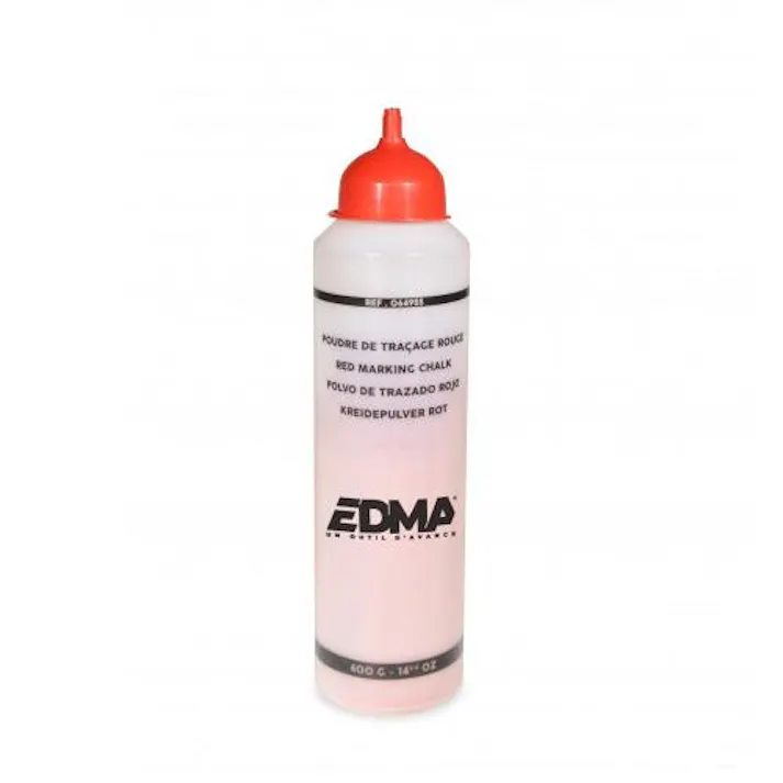 EDMA(エドマ) 400g 粉チョーク(赤) EA581AE-15(CDC)【別送品】