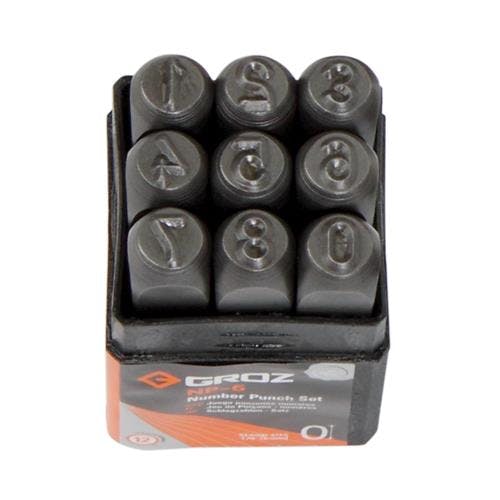 数字刻印セット 2mm(3/32”)/9本組 EA591GA-2 4518340176911【別送品】