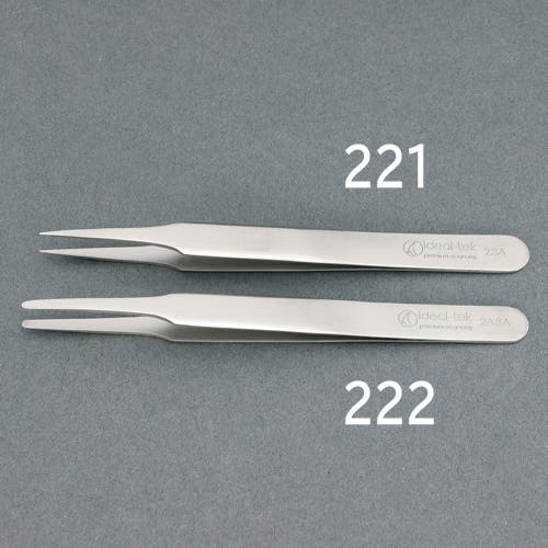 精密ピンセット(ステンレス製) 2.2x120mm/2A EA595HA-222