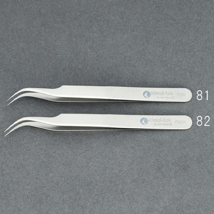 超精密ピンセット(ステンレス製) 0.3x118mm/7B EA595HA-82 4550061875544【別送品】