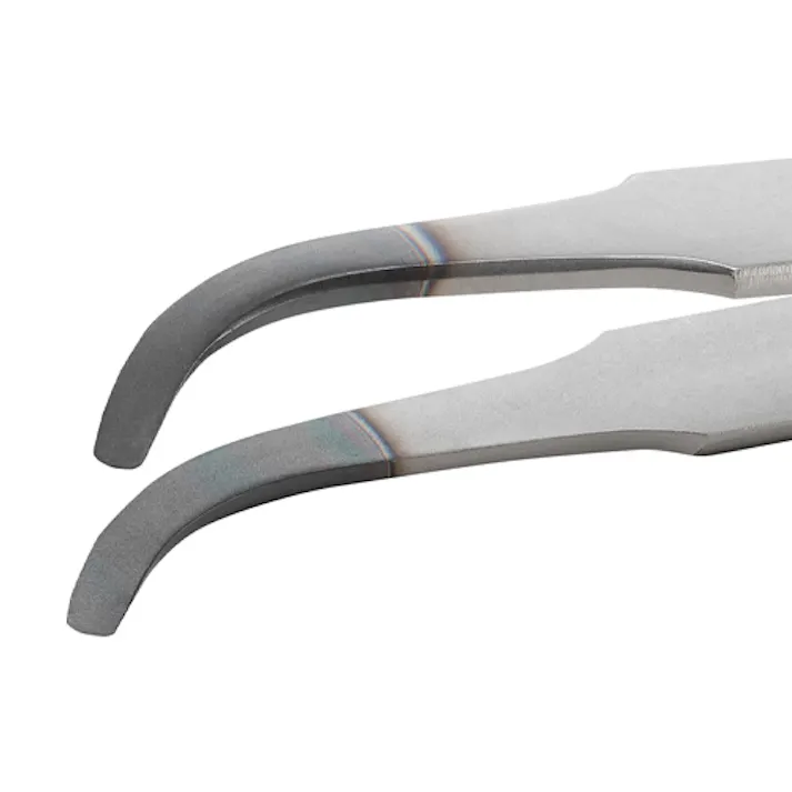 超精密ピンセット(ESD/ステンレス製) 1.5x118mm/2AB EA595HD-32 4550061939147【別送品】