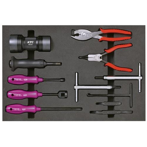 京都機械工具(KTC) メンテナンスツールセット(ドラムブレーキ用 