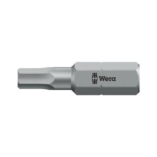 Wera ドライバービット(イジリ止付) [Hexagon] 6.0x25mm EA611DC-360 4518340048188【別送品】