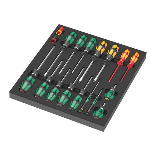 Wera ドライバーセット [+-Pozi] 18本組 EA612WA-1 4550061418116【別送品】