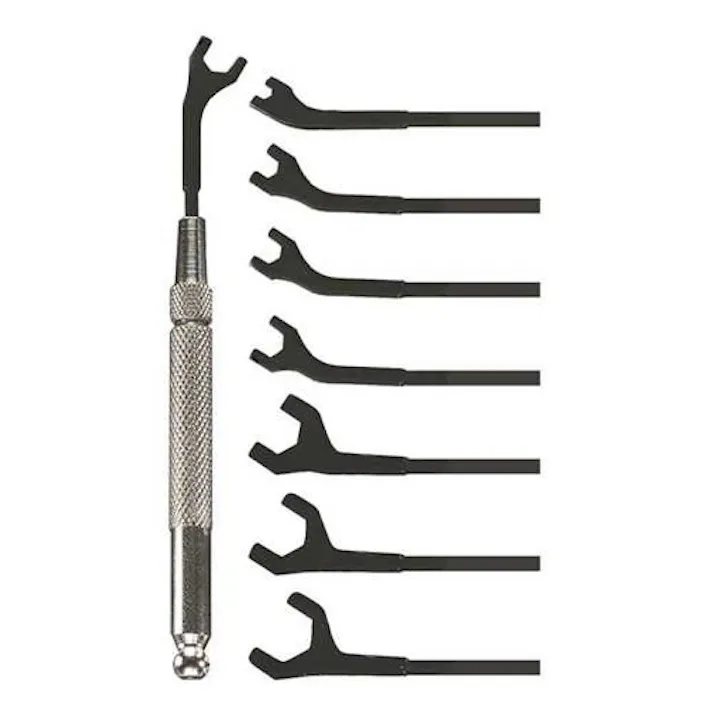 ESCO 2.5-7mm 小径スパナセット(差替式) EA615AL-20(CDC)【別送品】