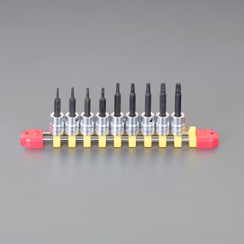 京都機械工具(KTC) ビットソケット [TORX] 1/4”DR/T6-T30 EA618NV-1
