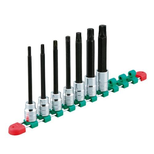 KTC 9.5sq.ショートT型トルクスビットソケットセット［8コ組］ TBT3S08T KTC 9.5sq.ショートT型トルクスビットソケットセット(8個組) TBT3S08T