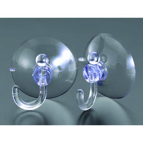 ニトムズ 吸盤フック(2個x10パック) φ58mm/1.0kg EA638LA-25B 4518340016019【別送品】