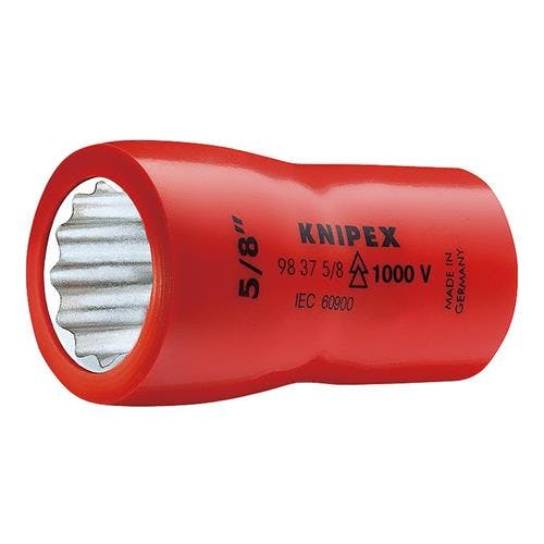 KNIPEX(クニペックス) 3/8”DRx 9/16” 絶縁ソケット(十二角) EA640LJ