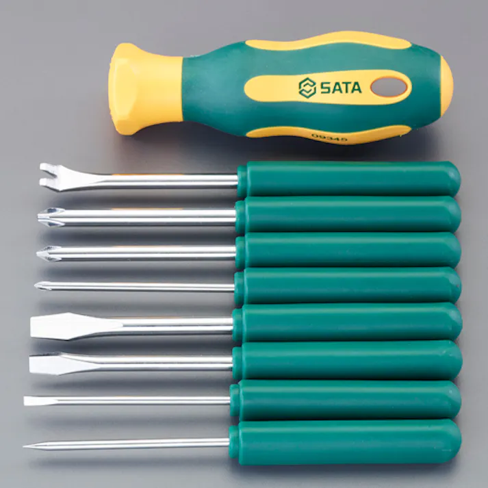 SATA ドライバーセット(差替式) 10本組 EA683SG-10 4550061549087【別送品】