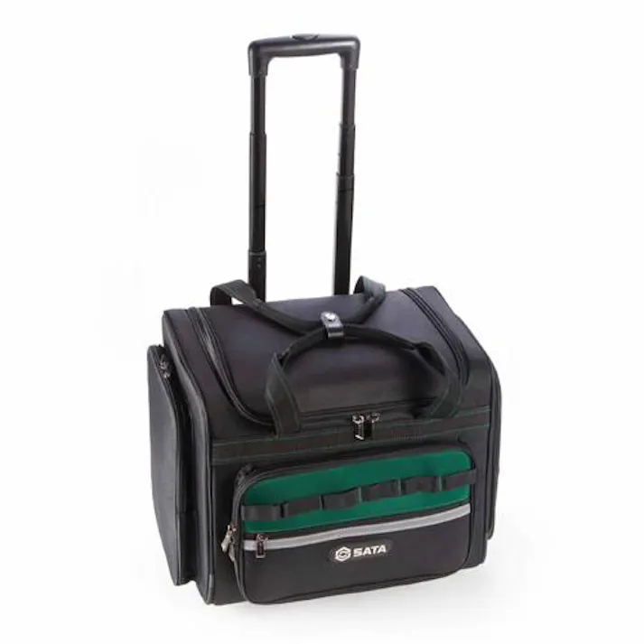 SATA ツールバッグ(キャリー付) 400x230x280mm EA683ZK-16 4550061564295【別送品】