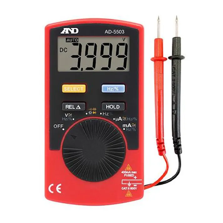 エー・アンド・デイ ポケットデジタルテスター EA707AD-17A(CDC)【別送品】