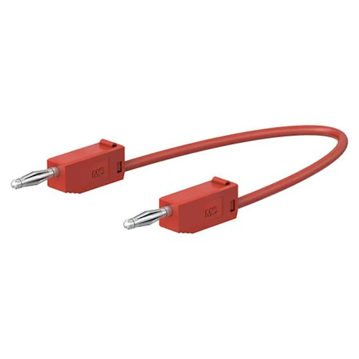 ESCO φ2mm/ 300mm テストリード(スタック接続/赤) EA707NC-322(CDC)【別送品】