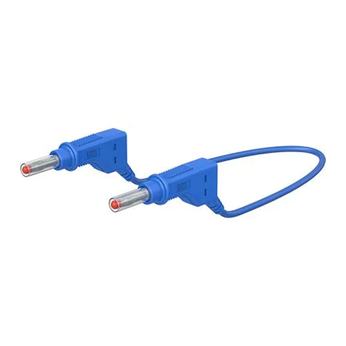 テストリード(スタック接続/青) φ4mm/2000mm EA707NC-453 4518340096615【別送品】