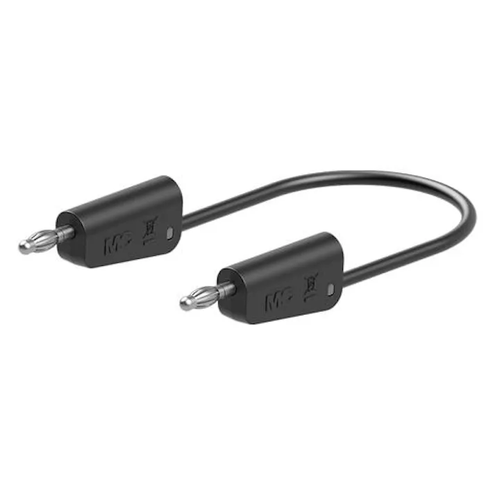 ESCO φ4mmx 750mm テストリード(スタック接続/黒) EA707NC-481(CDC)【別送品】