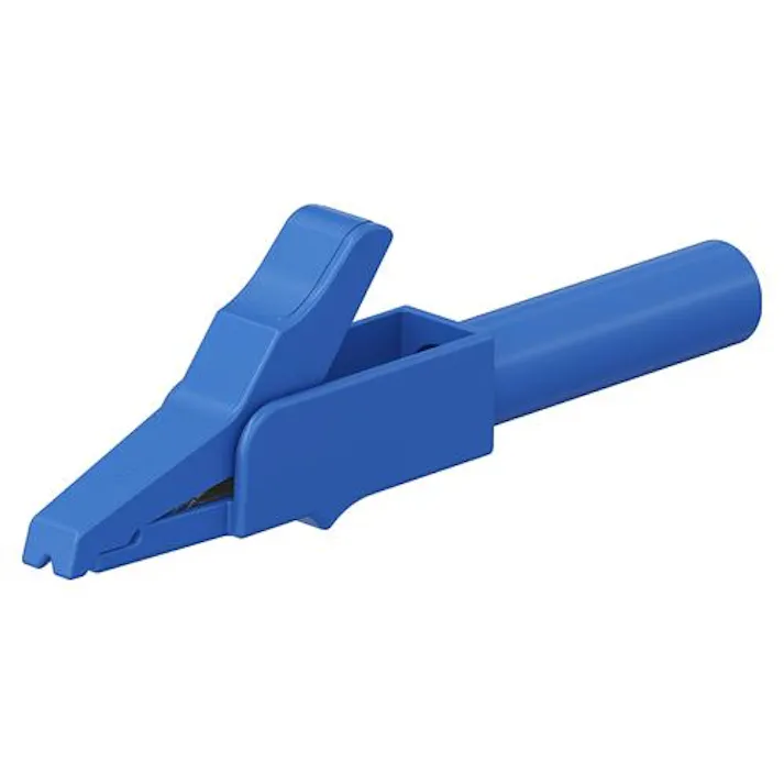 ワニ口クリップ(青) EA707NC-53 4550061955871【別送品】