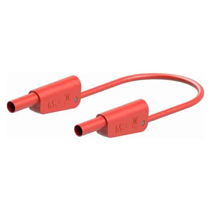 ESCO φ4mm/ 250mm テストリード(スタック接続/赤) EA707NC-582(CDC)【別送品】