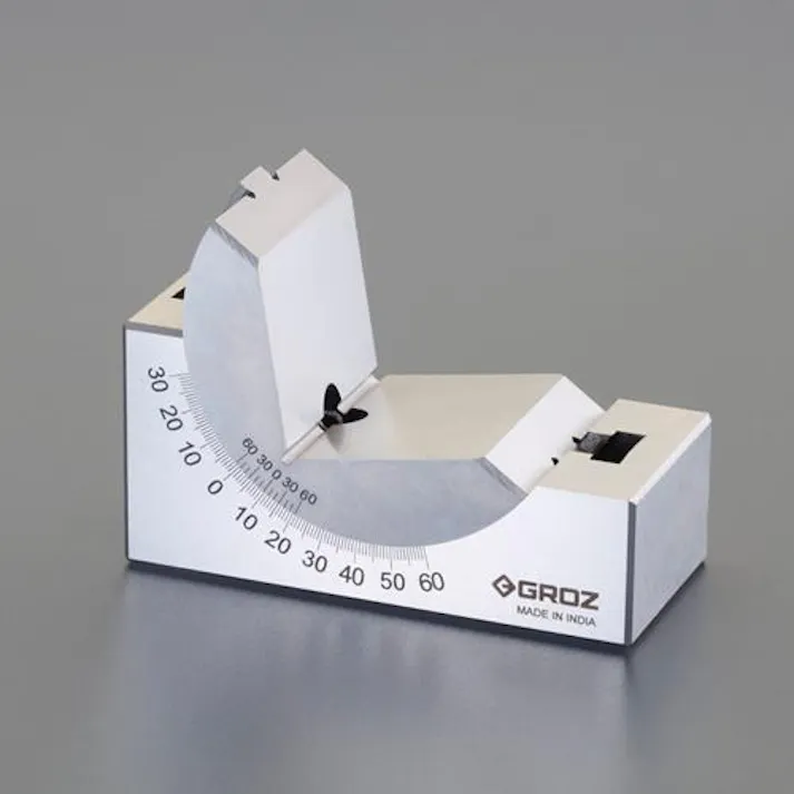 ESCO 95x 30x 50mm Vブロック(角度調整付) EA719DB-42(CDC)【別送品】