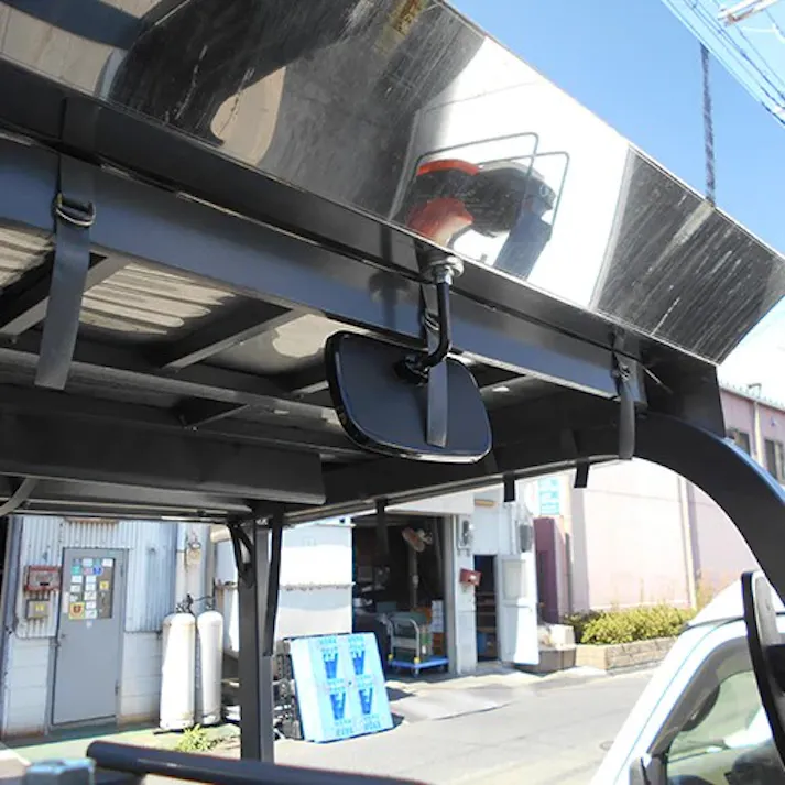 信栄物産 バックミラー(リフト・建築用/マグネット/L型) 170x100mm EA724ZX-26 4518340195646【別送品】