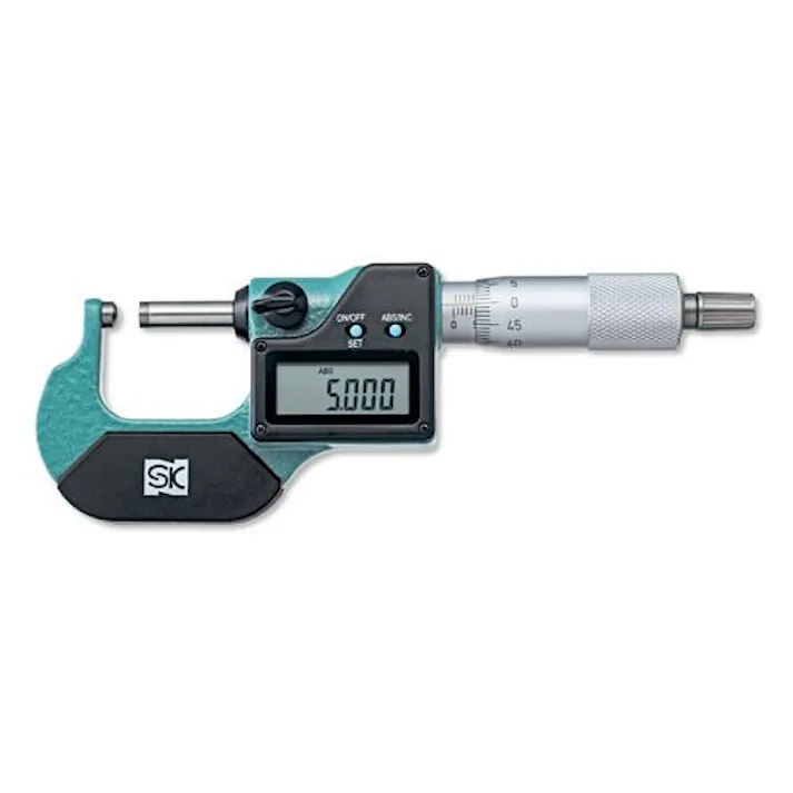 新潟精機 0- 25mm マイクロメーター(デジタル/片球面) EA725EH-46A(CDC)【別送品】