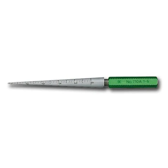 新潟精機 1- 6mm 円筒テーパーゲージ EA725SF-21A(CDC)【別送品】