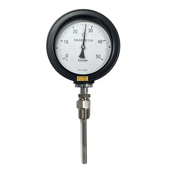 ESCO 0- 100℃/ 100mm バイメタル式温度計(屋外用) EA727AE-10(CDC)【別送品】