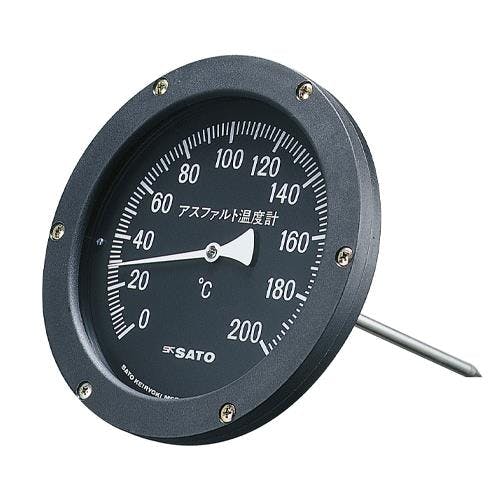 佐藤計量器製作所 アスファルト温度計 200x175mm EA728GK-42 4518340213661【別送品】