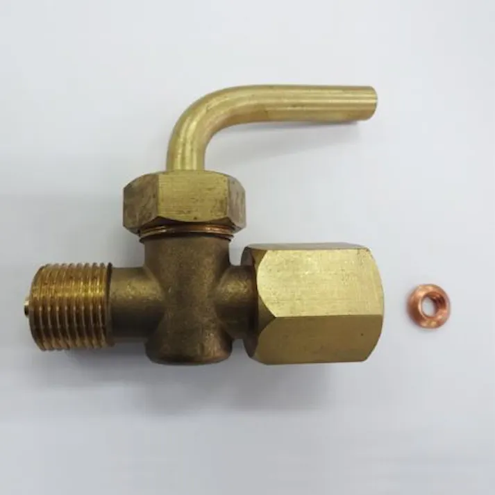 ESCO G 3/8”xG 3/8” ゲージコック(黄銅) EA729HD-21(CDC)【別送品】