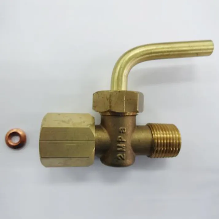 ESCO G 1/2”xR 1/2” ゲージコック(黄銅) EA729HD-24(CDC)【別送品】
