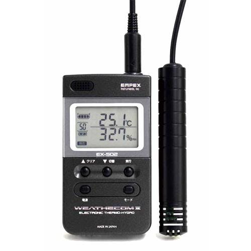 エンペックス気象計(EMPEX) デジタル最高・最低温度計・湿度計 EA742MD-51 4518340338500【別送品】