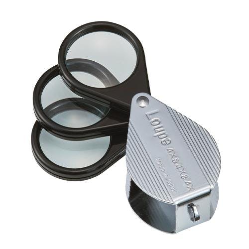 池田レンズ工業 ポケットルーペ x4.0/x7.0/x10.0/30mm EA756FH-3A 4550061429655【別送品】