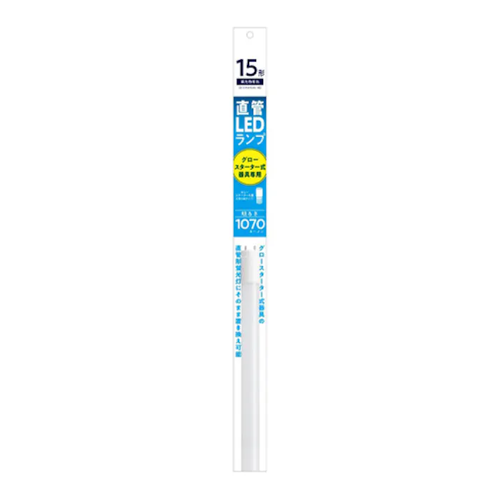 ヤザワコーポレーション 15形 直管形LEDランプ(昼光色) EA758XA-158A(CDC)【別送品】