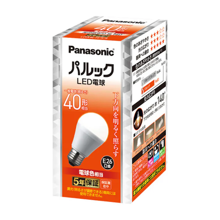 パナソニック(Panasonic) 電球/LED(電球色) AC100V/4.4W/E26 EA758XR-106AE 4550061913819【別送品】