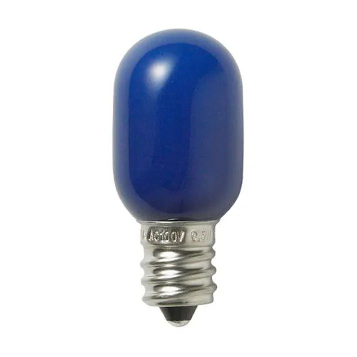 朝日電器(ELPA) AC100V/0.5W/E12 LEDナツメ電球(青) EA758ZM-13(CDC)【別送品】