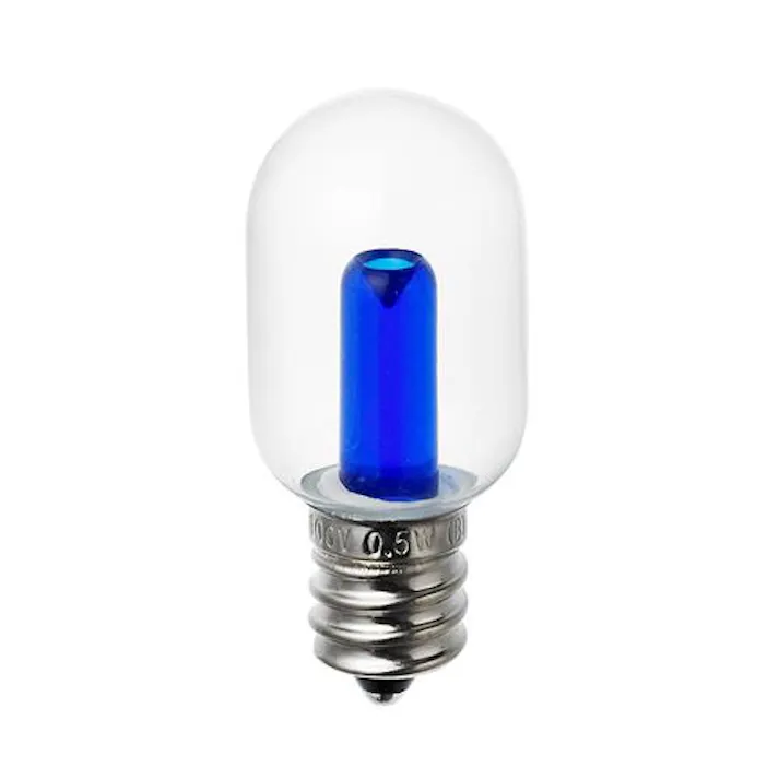 朝日電器(ELPA) 電球(LED/ナツメ球/青) AC100V/0.5W/E12 EA758ZM-92 4518340246379【別送品】