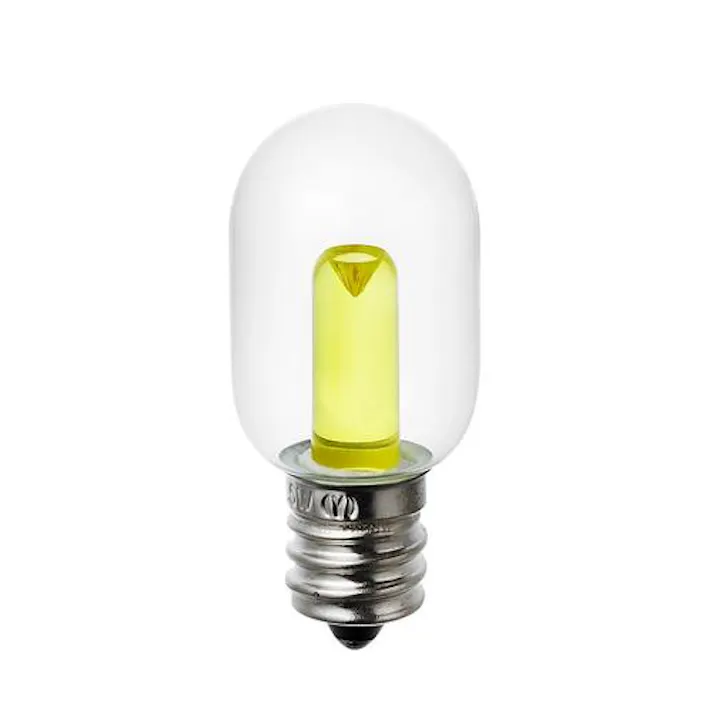 朝日電器(ELPA) AC100V/0.5W/E12 電球(LED/ナツメ球/黄) EA758ZM-93(CDC)【別送品】