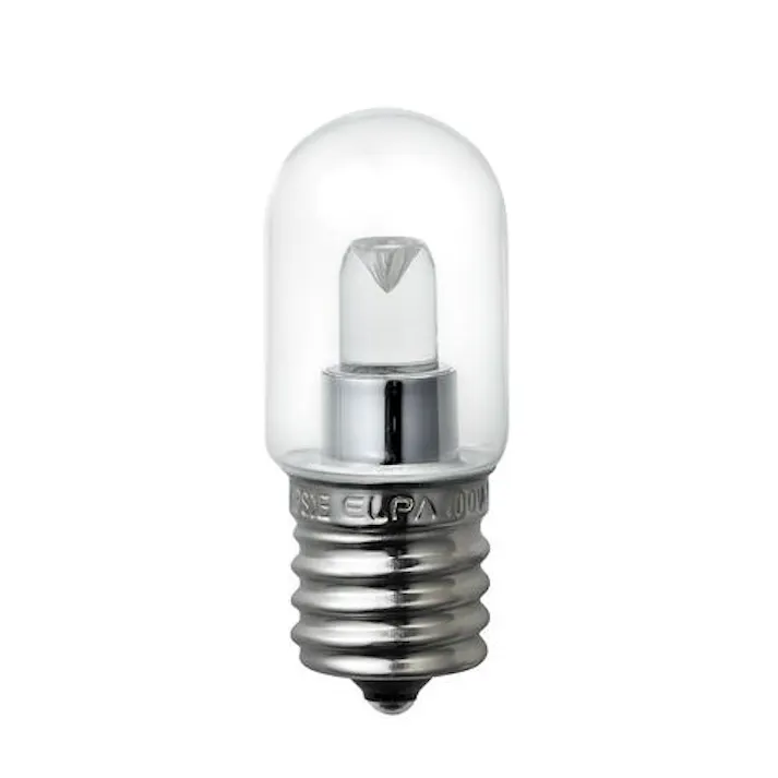 朝日電器(ELPA) AC100V/1.2W/E17電球(LED/装飾用/クリア昼白色 EA758ZM-98(CDC)【別送品】