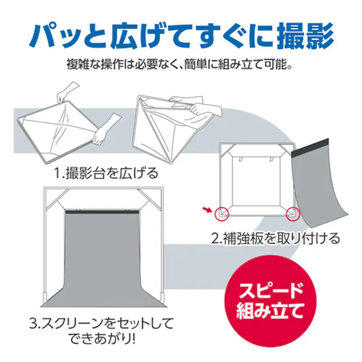 ハクバ写真産業(HAKUBA) デジカメスタジオBOX 300x300x300mm EA759ET-0 4550061258187【別送品】