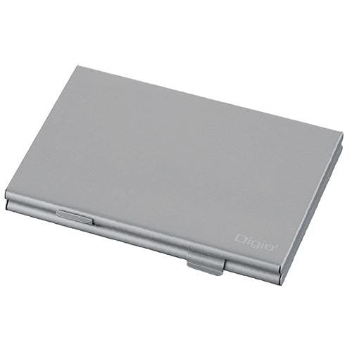 ナカバヤシ SDカードケース(6枚/静電気防止/シルバ) 94x60x10mm EA759Z-125A 4550061135938【別送品】